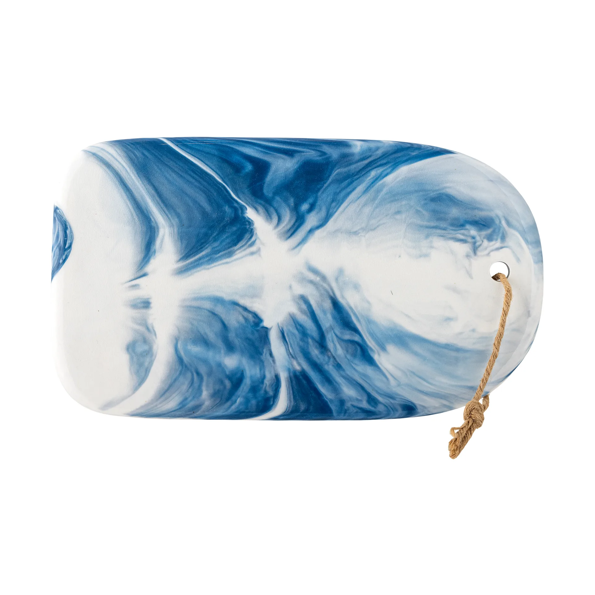 Aiden cutting board 20x35 cm, Blue Bloomingville