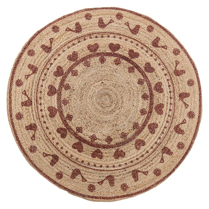 Alav Christmas tree mat Ø120 cm, Red Bloomingville