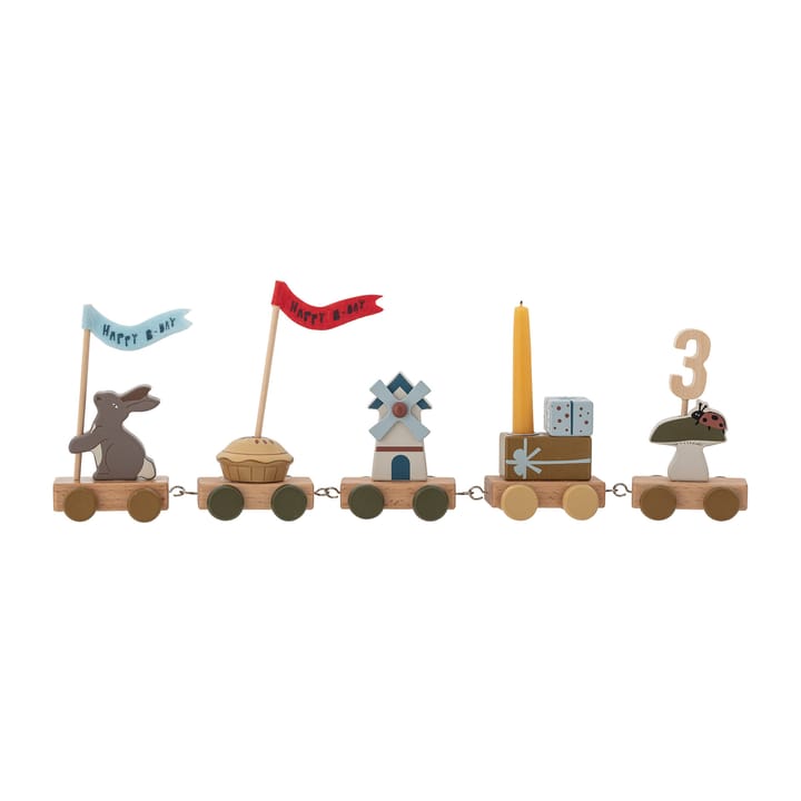 Alfi birthday train 39 cm, Brown Bloomingville