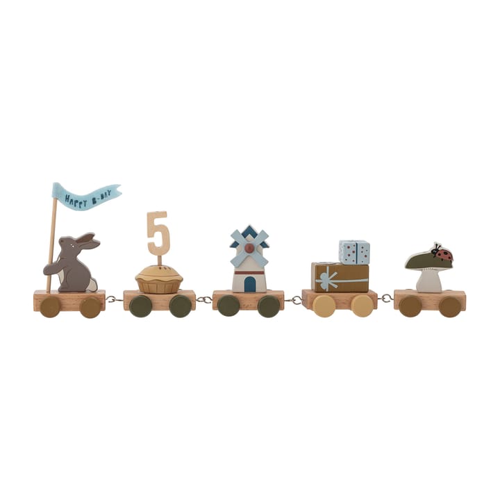 Alfi birthday train 39 cm, Brown Bloomingville