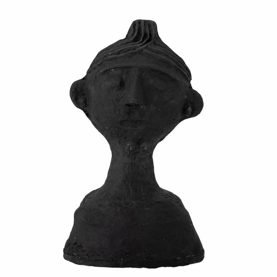 Alia deco sculpture, Black Bloomingville