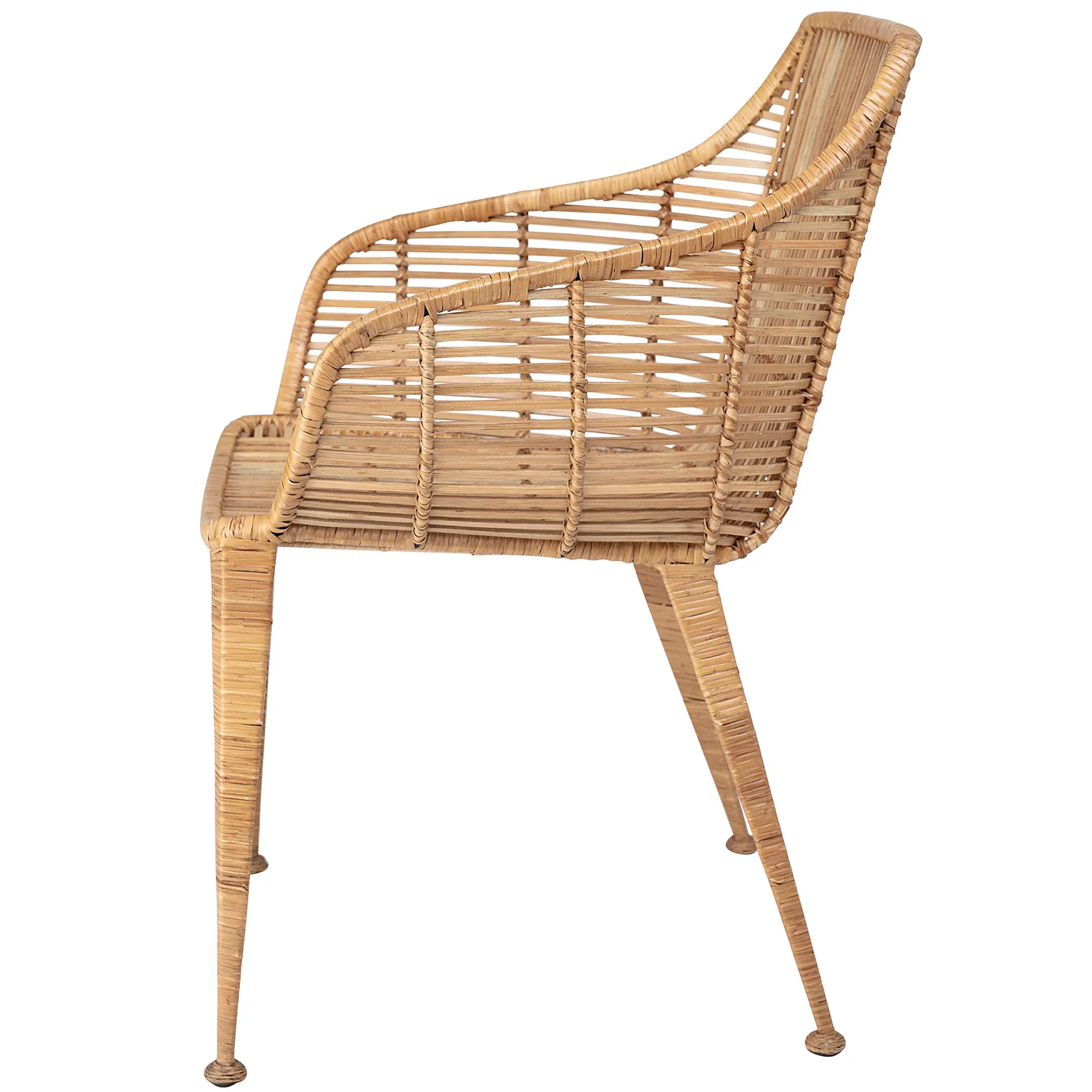 Amira Lounge chair rattan, Natural Bloomingville