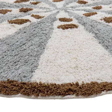 Anker rug Ø110 cm - Blue - Bloomingville