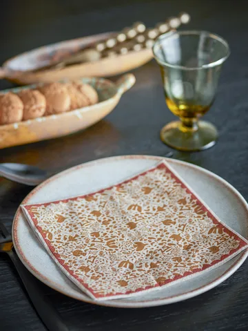 Anniversary paper napkin 20-pack - Yellow - Bloomingville