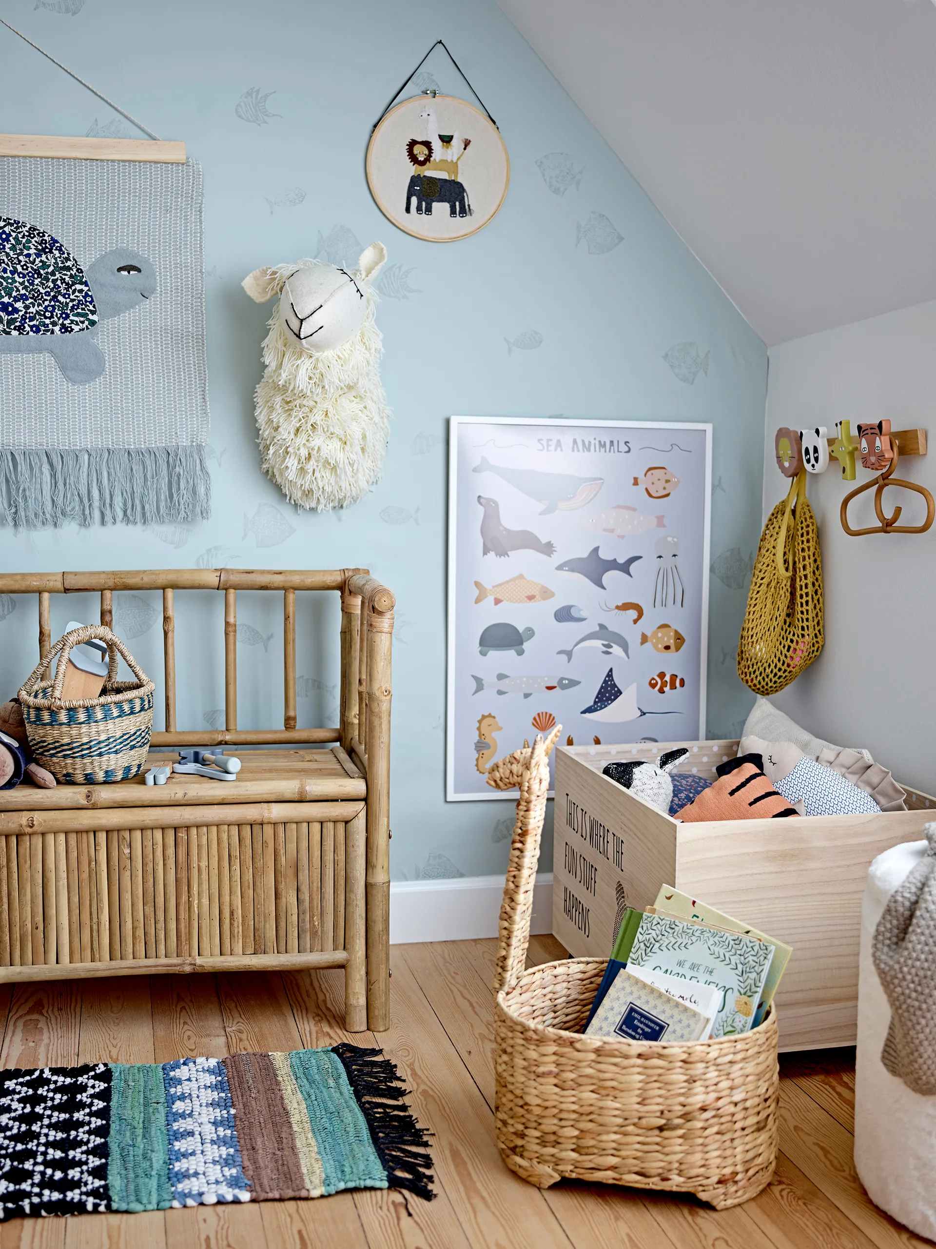 Aranya hanger rattan 17x30 cm, Nature Bloomingville