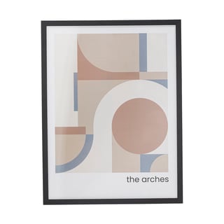 Bloomingville Arches painting 32x42 cm Black frame