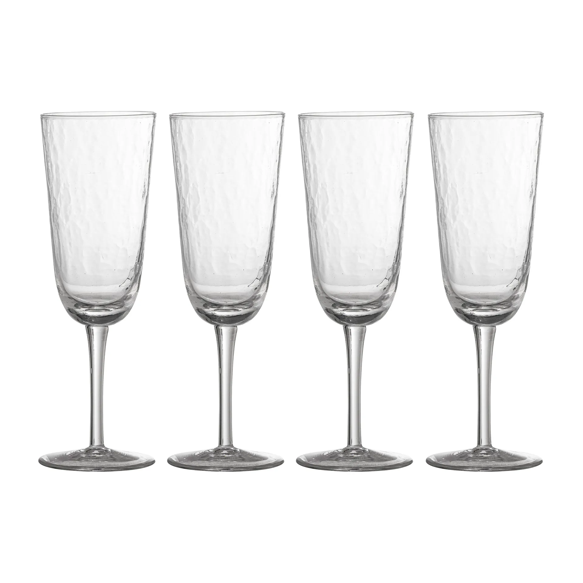 Asali champagne glass 27.5 cl 4-pack, Clear Bloomingville
