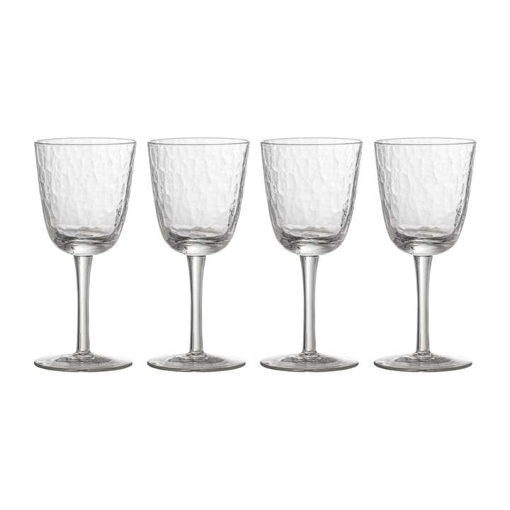 Asali wine glass 22 cl 4-pack - Clear - Bloomingville
