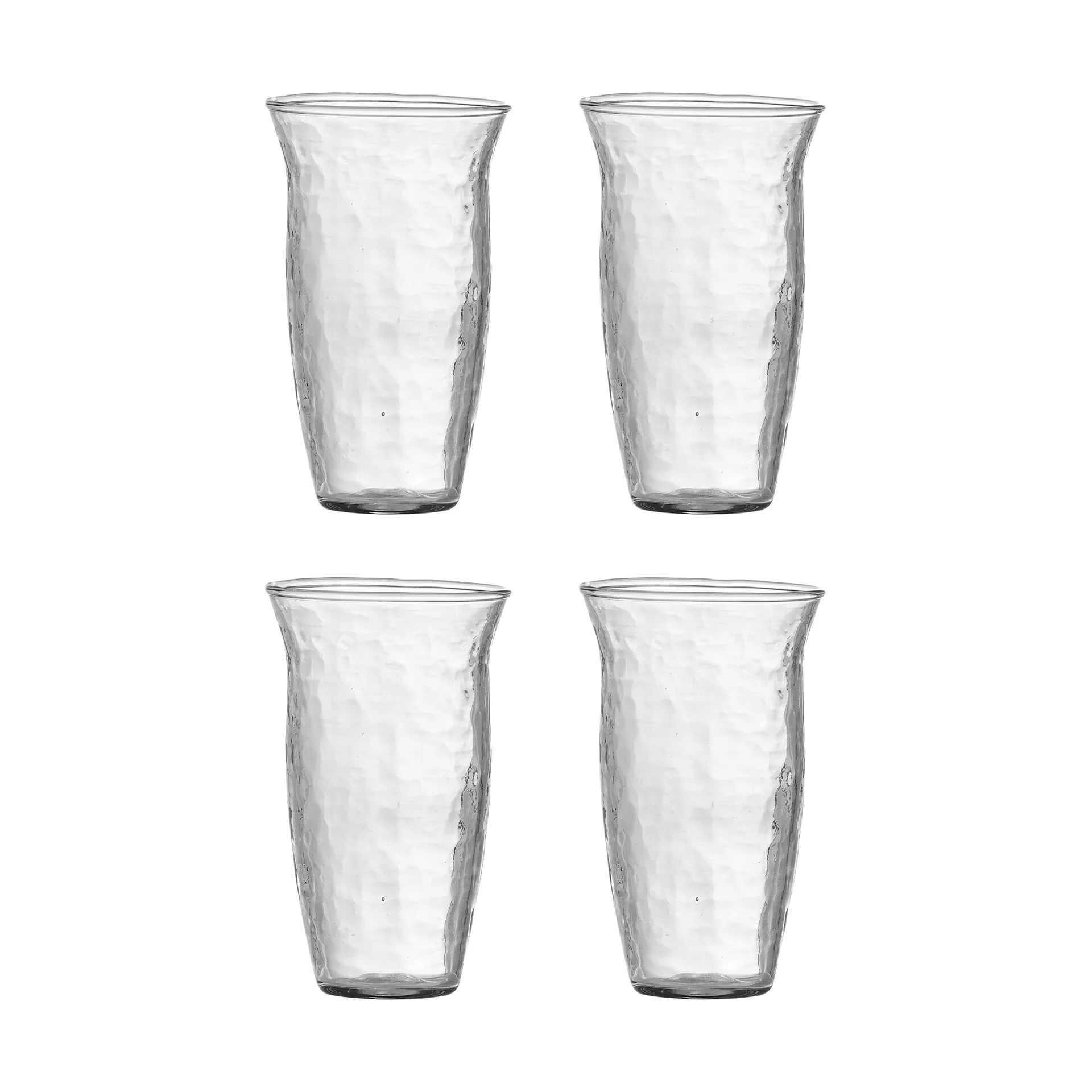 Asha drinking glass 4-pack, Clear Bloomingville