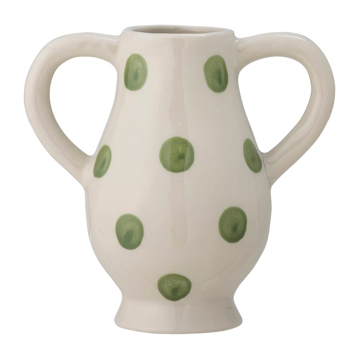 Asrin vase 15 cm - White-green - Bloomingville
