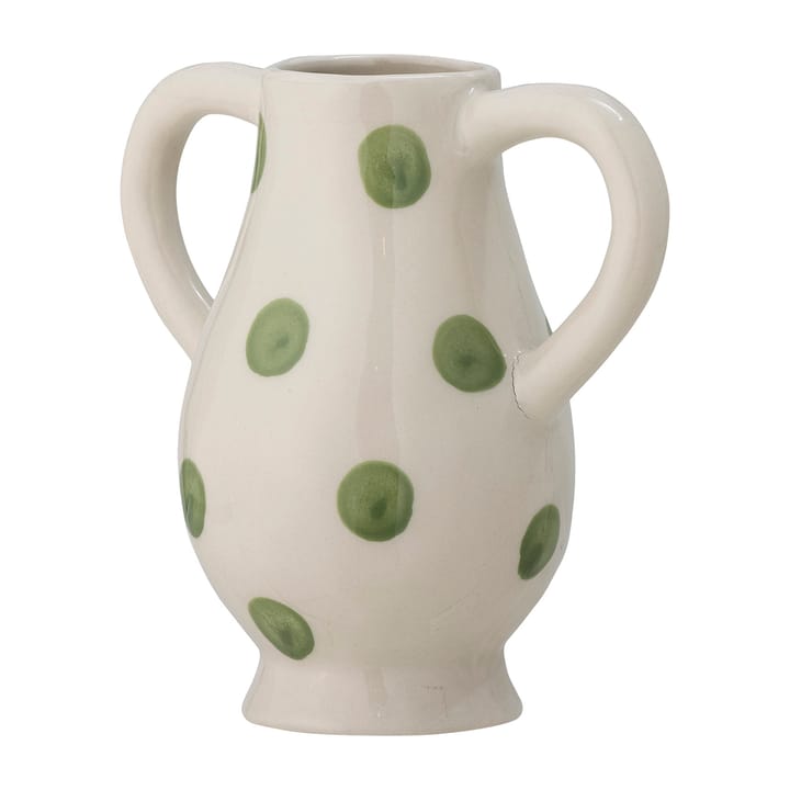 Asrin vase 15 cm - White-green - Bloomingville