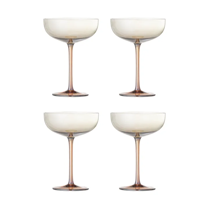 Aston cocktail glass 4-pack - Bronze - Bloomingville