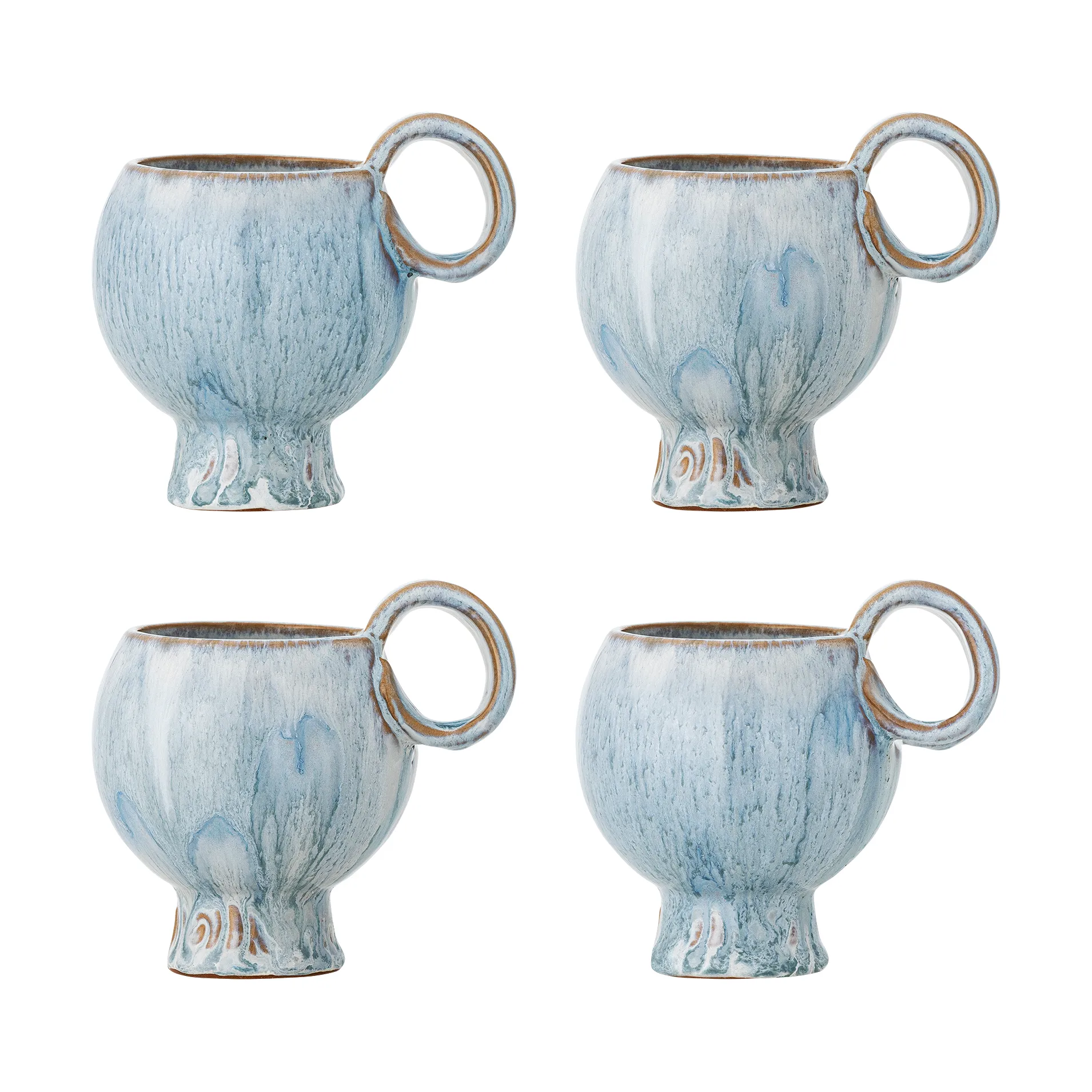 Avonlea cup 4-pack, Blue Bloomingville