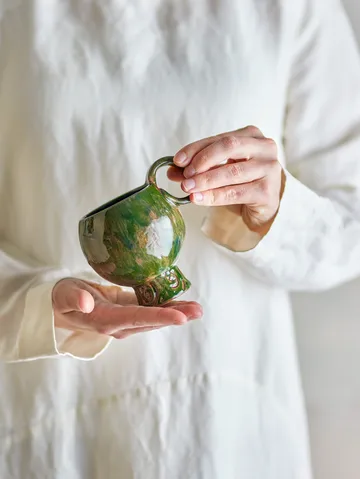 Avonlea cup 4-pack - Green - Bloomingville