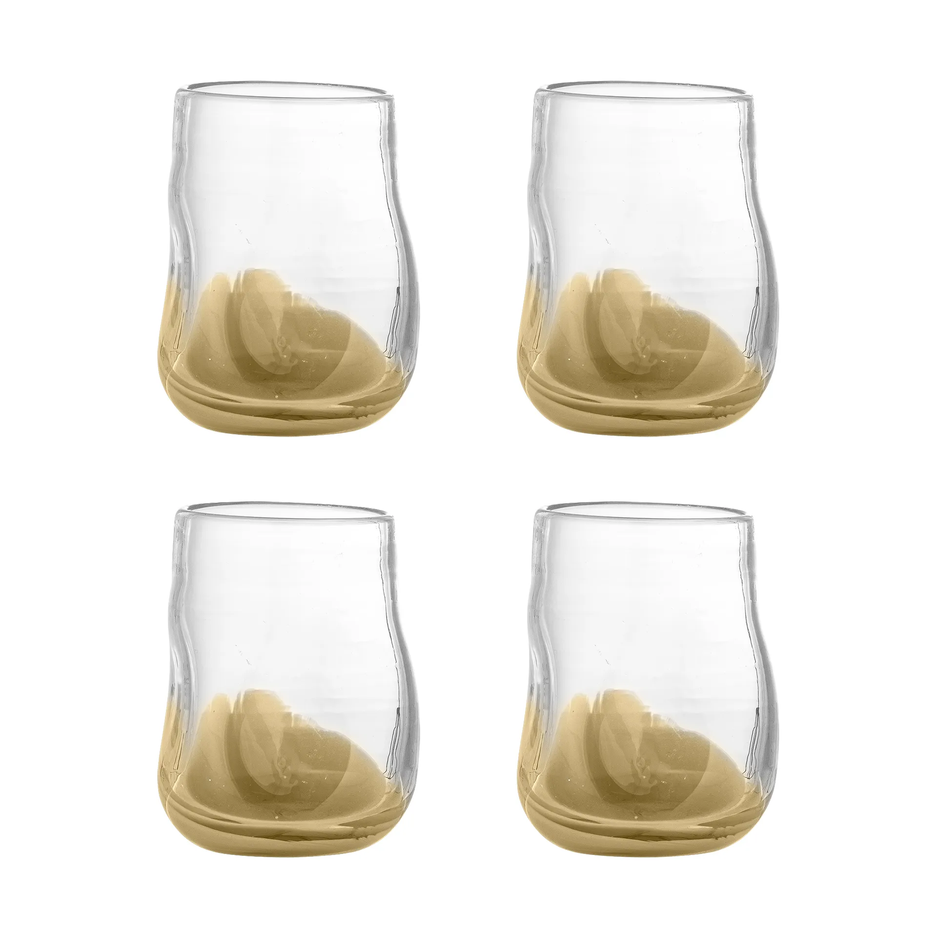 Ballard drinking glasses 4-pack, Natural Bloomingville
