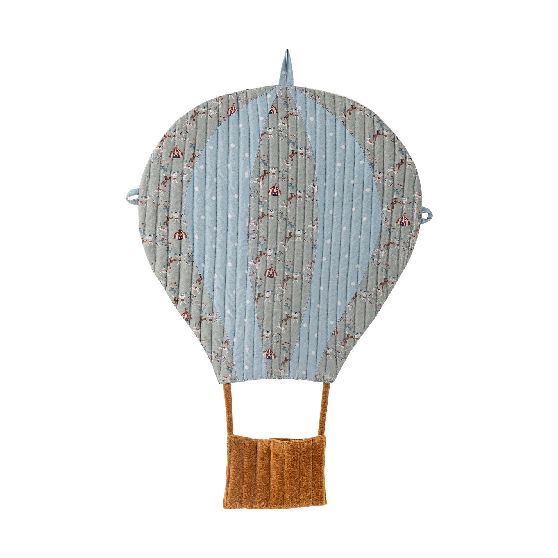 Balloon wall decoration 45x60 cm, Blue-brown Bloomingville