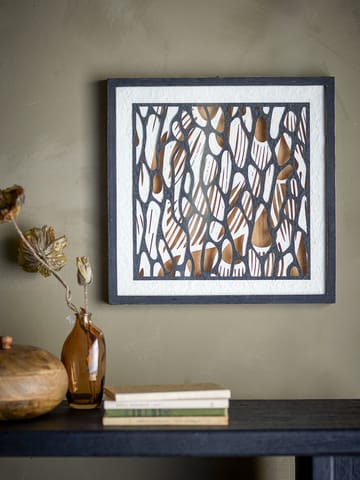 Barlin canvas 37.5x37.5 cm - Brown-black - Bloomingville