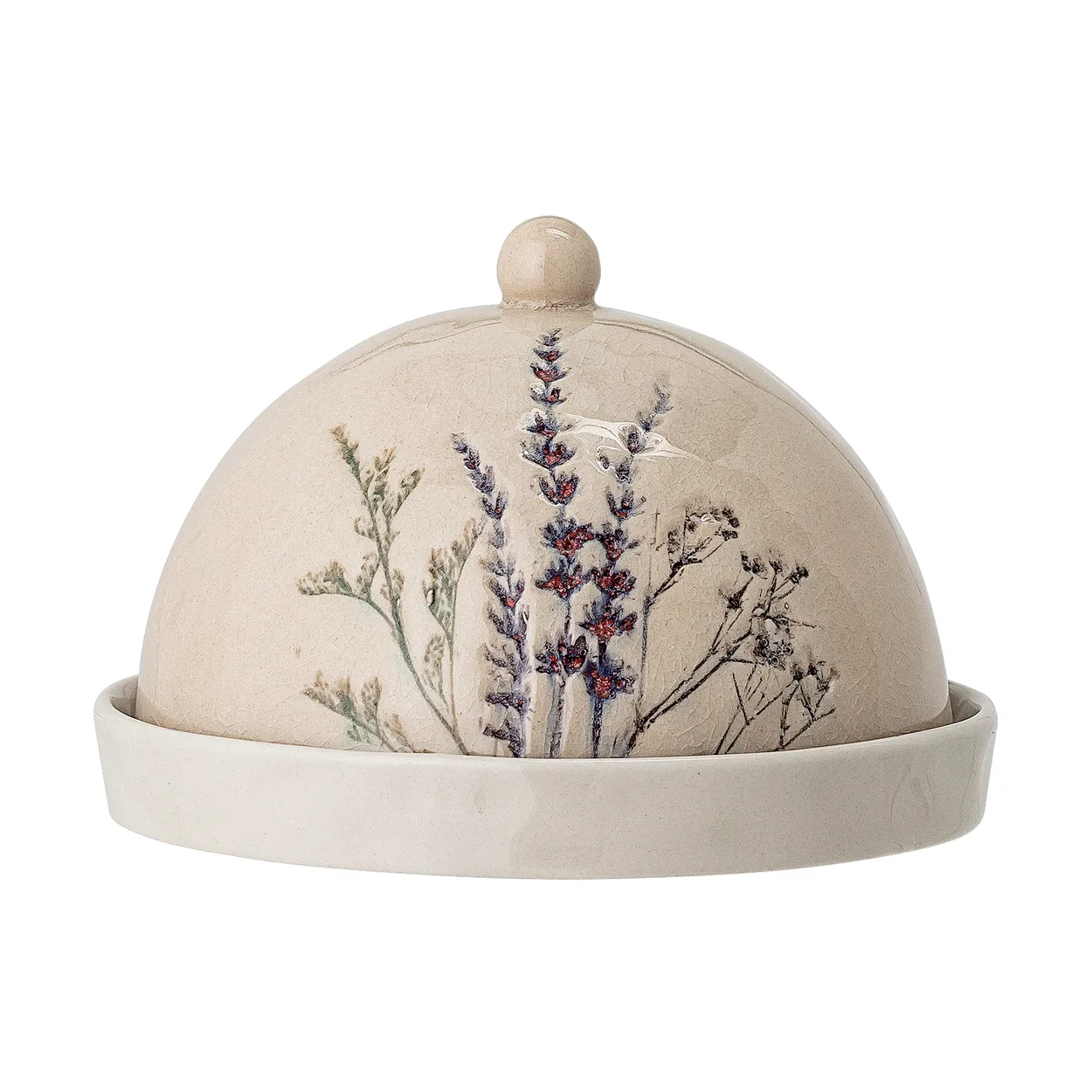 Bloomingville Bea Butter Dish 10x15 cm Nature | Scandinavian Design | Serving platters & dishes | Beige