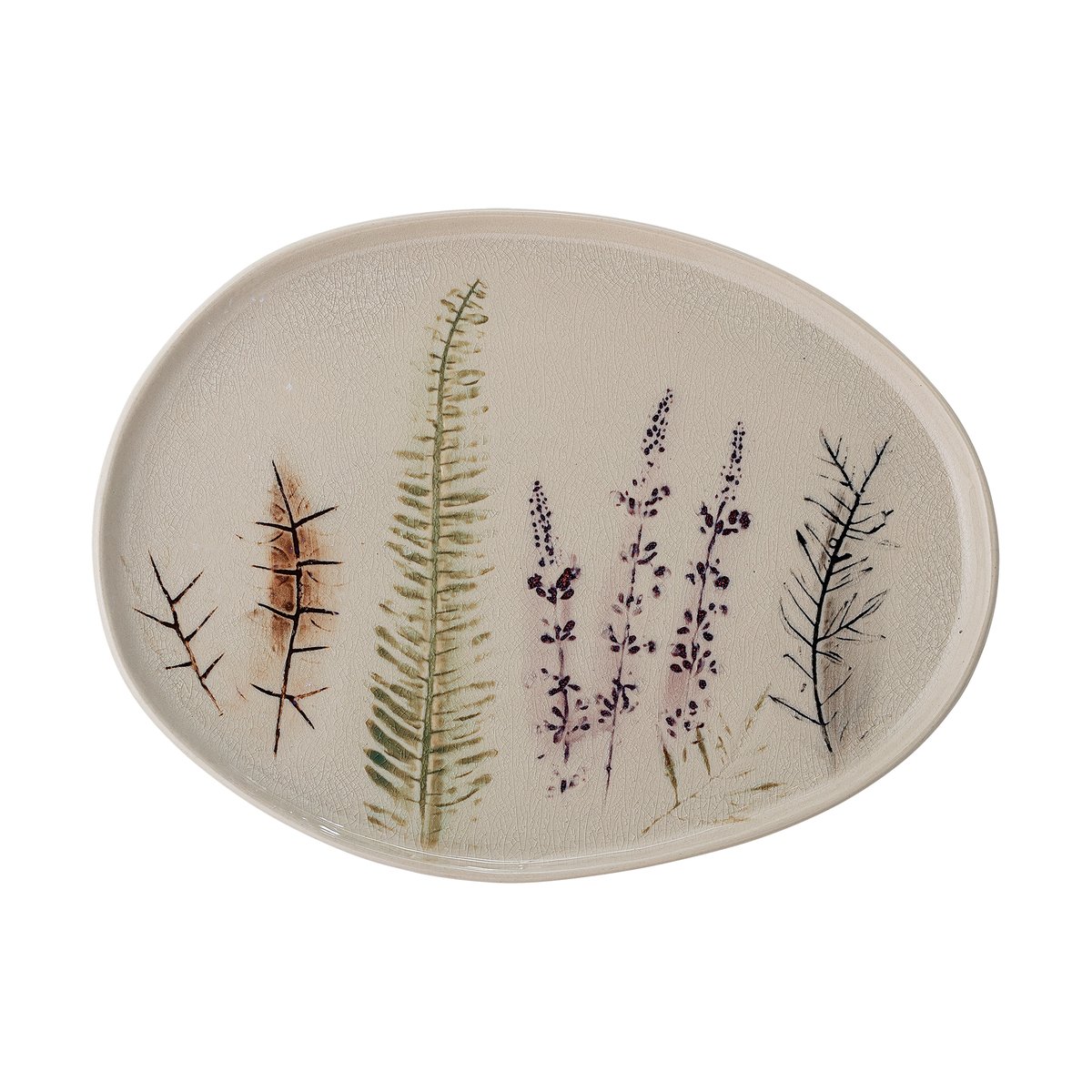 Bloomingville Bea serving platter 26x34.5 cm Nature