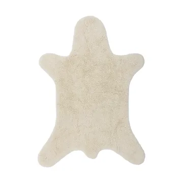 Bear wool rug 200x140 cm - White - Bloomingville