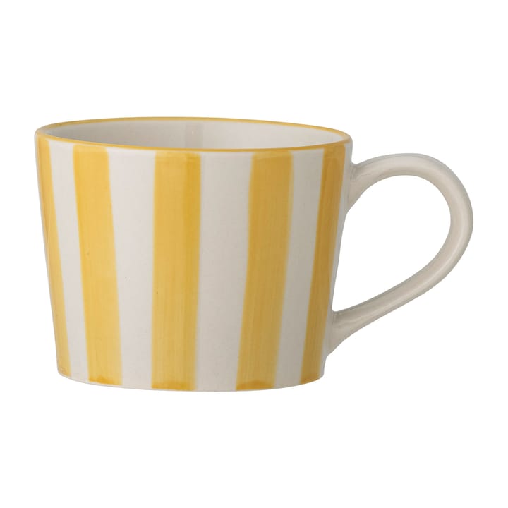 Begonia mug Ø8.5x7 cm - Yellow stripes - Bloomingville