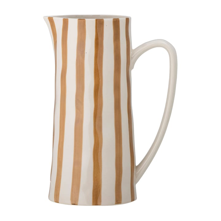 Begonia pot stoneware 23.5 cm - Brown stripes - Bloomingville