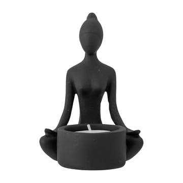 Benna tea light holder 12 cm - Black - Bloomingville