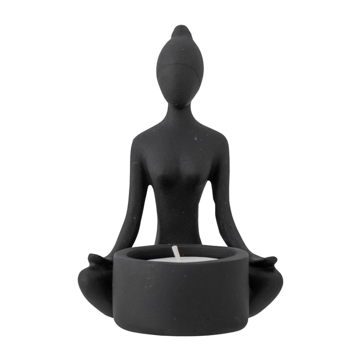 Benna tea light holder 12 cm - Black - Bloomingville