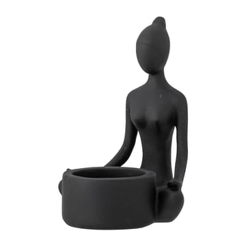 Benna tea light holder 12 cm - Black - Bloomingville