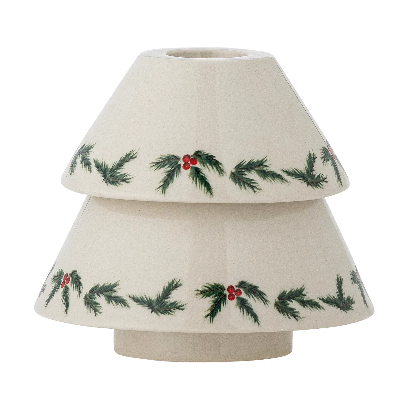 Berry candle holder Ø10 cm, White Bloomingville