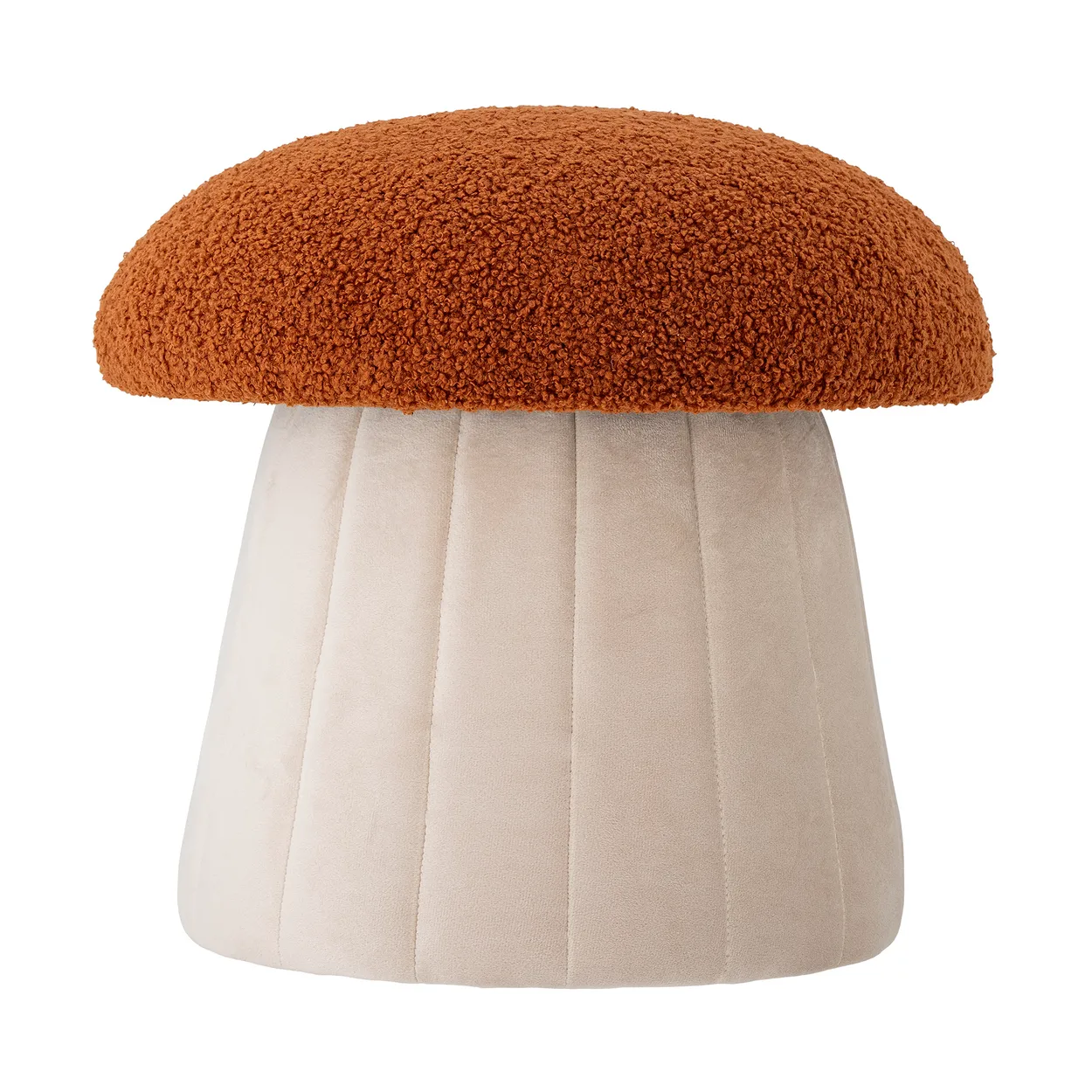 Bloomingville Bertil pouf o37 cm Mushroom | Scandinavian Design | Sitting poufs | Red
