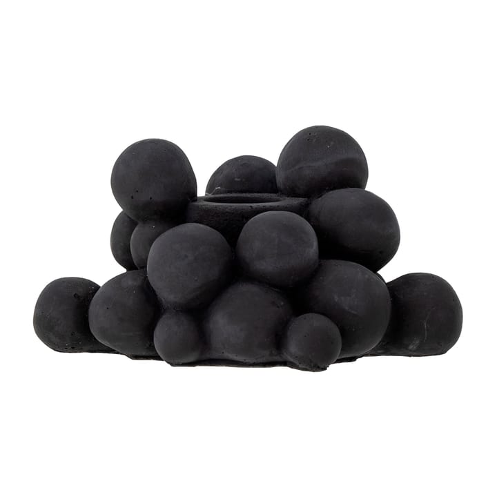 Betial candle sticks 12x9x6 cm, Black cement Bloomingville