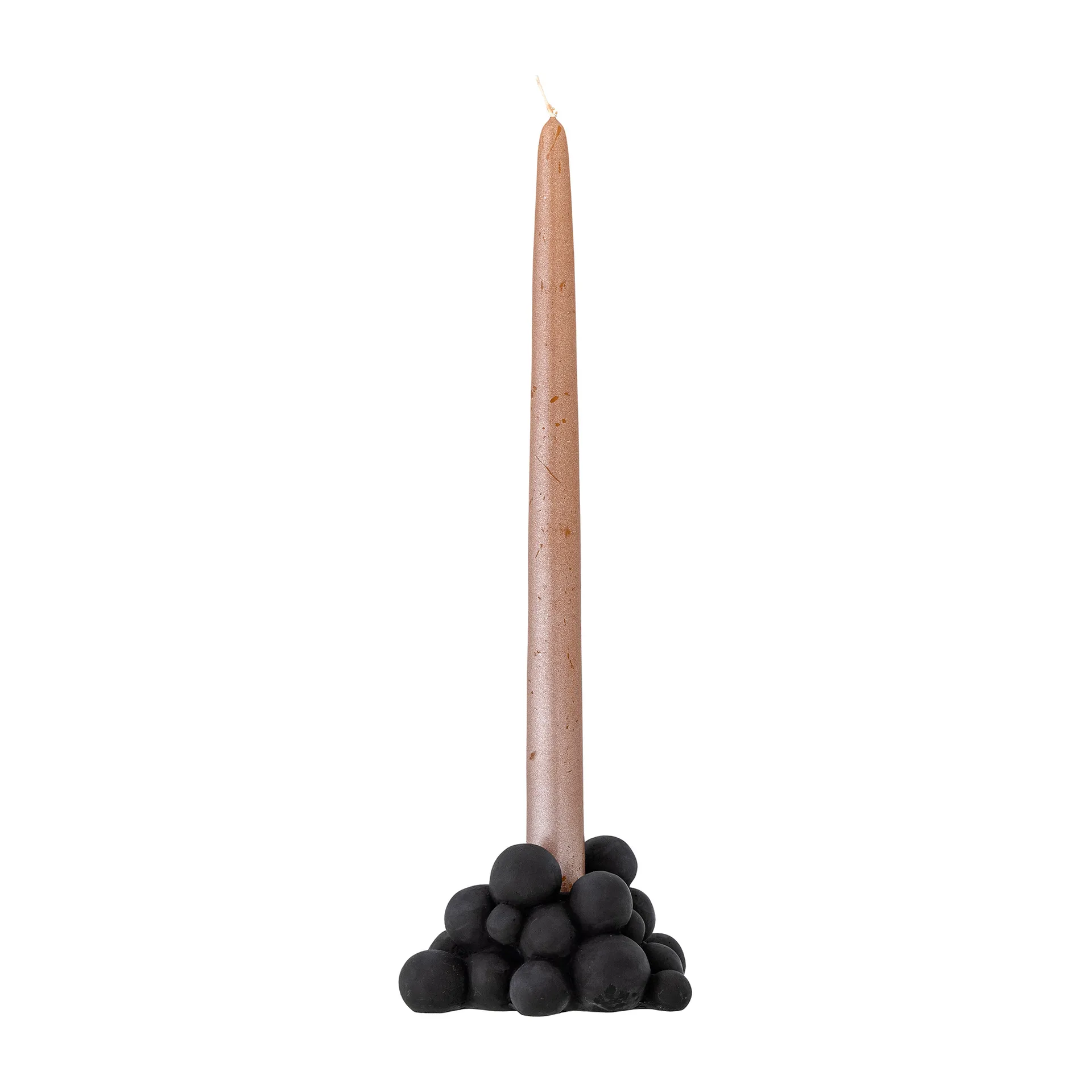 Betial candle sticks 12x9x6 cm, Black cement Bloomingville