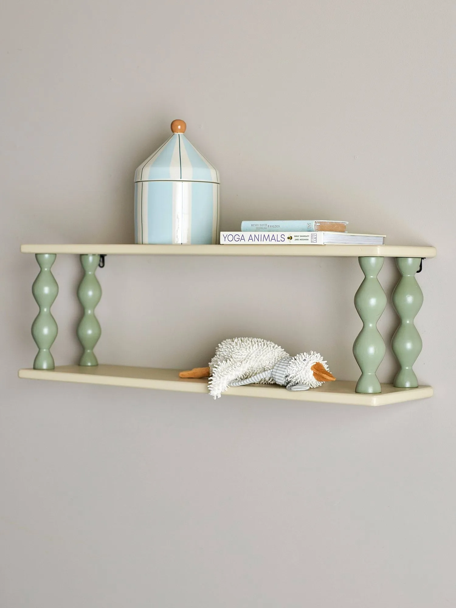 Bibiola shelf 80x26 cm, Green Bloomingville