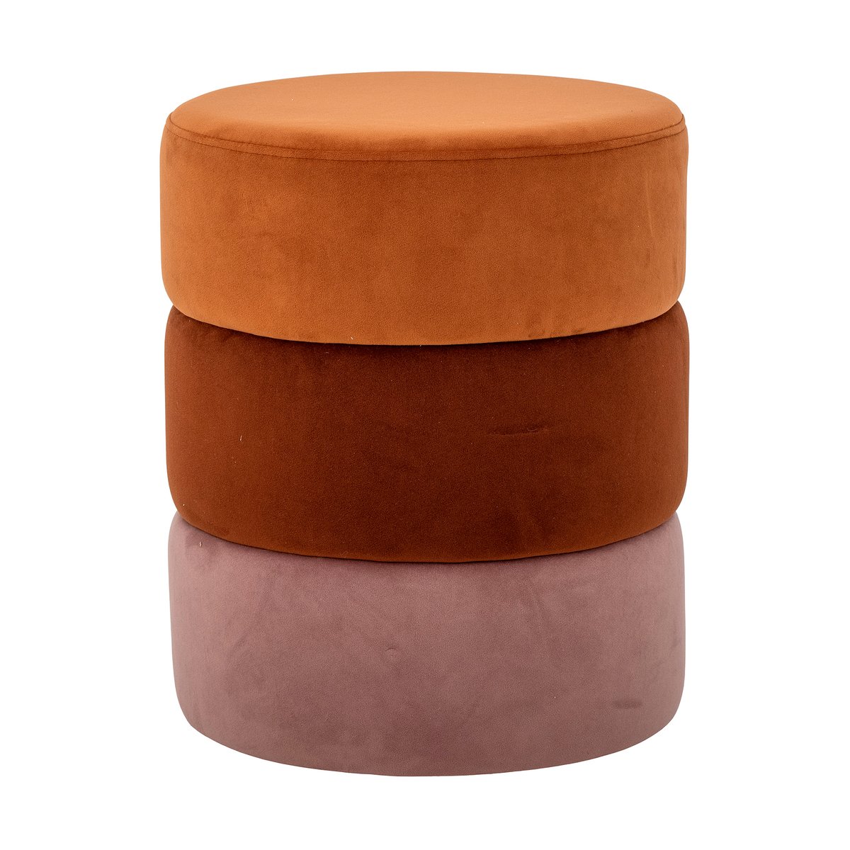 Bloomingville Bilbao pouf o37x45 cm Orange | Scandinavian Design | Sitting poufs | Orange