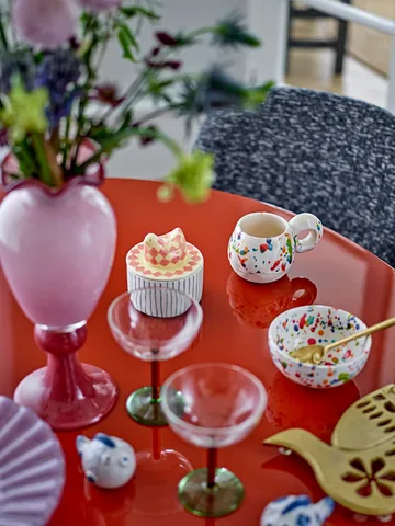 Biona bowl with lid Ø11 cm - Rose - Bloomingville