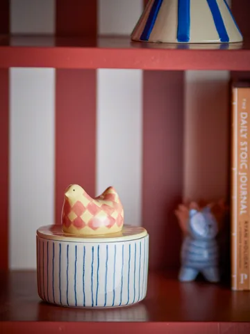 Biona bowl with lid Ø11 cm - Rose - Bloomingville