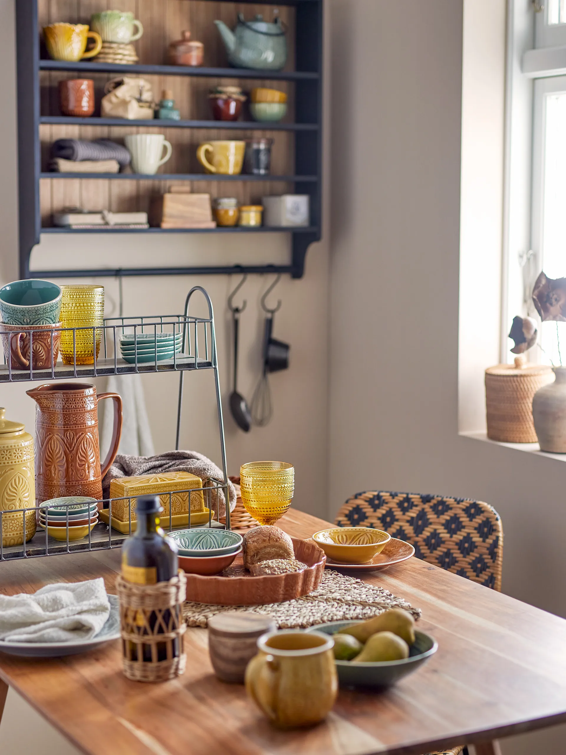 Blia drinking glass 37.5 cl, Brown Bloomingville