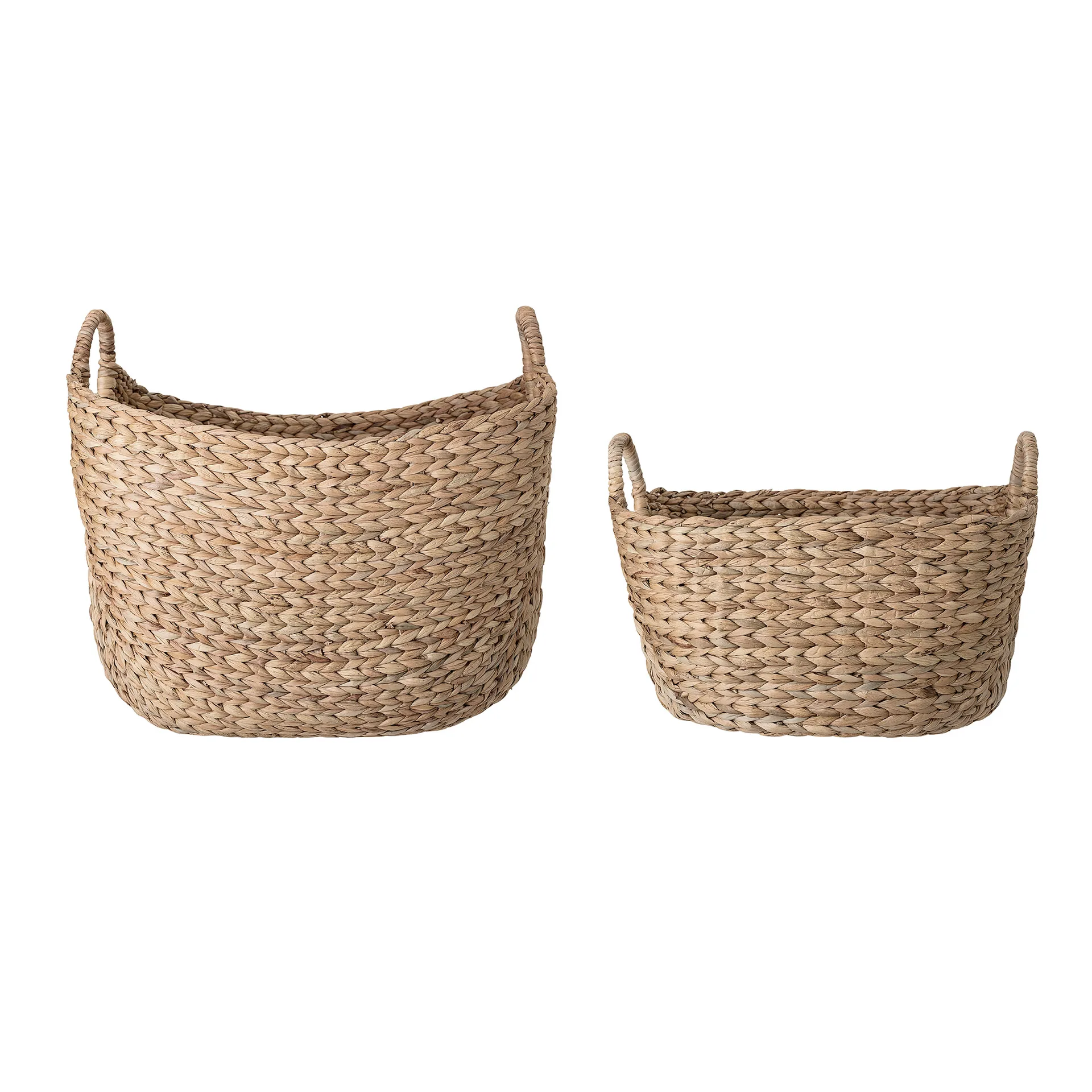 Bloomingville basket 2-pack water hyacinth, Nature (beige) Bloomingville