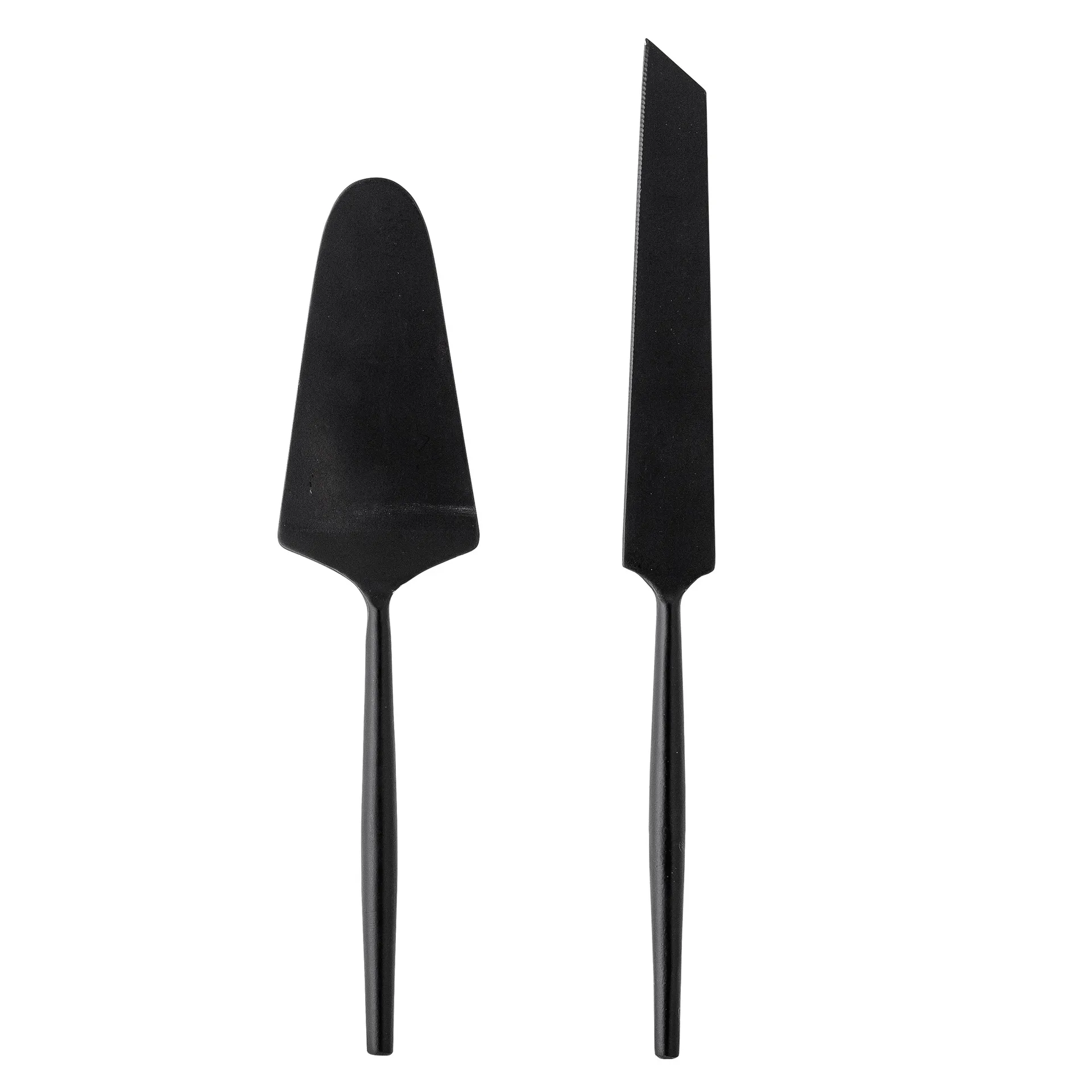 Bloomingville cake slice and cake knife, black Bloomingville