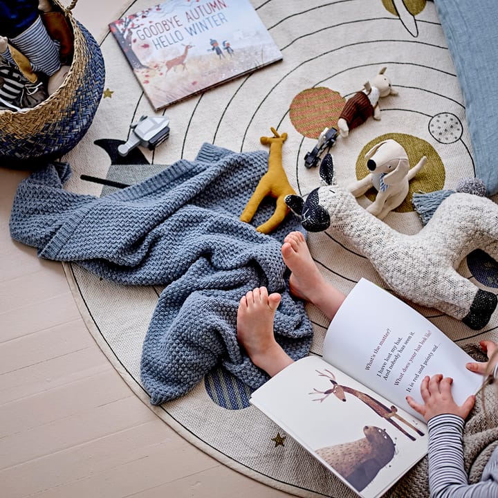 Bloomingville children's rug space Ø130 cm, Natural Bloomingville