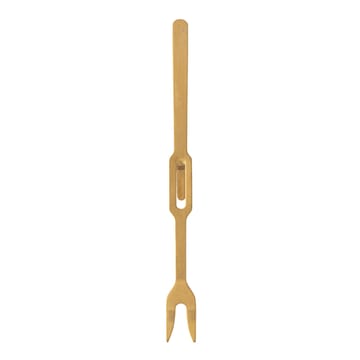 Bloomingville cocktail fork with hook - gold - Bloomingville