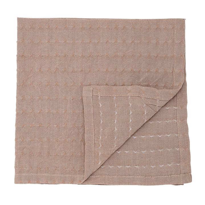 Bloomingville cotton serviette 4-pack, brown Bloomingville