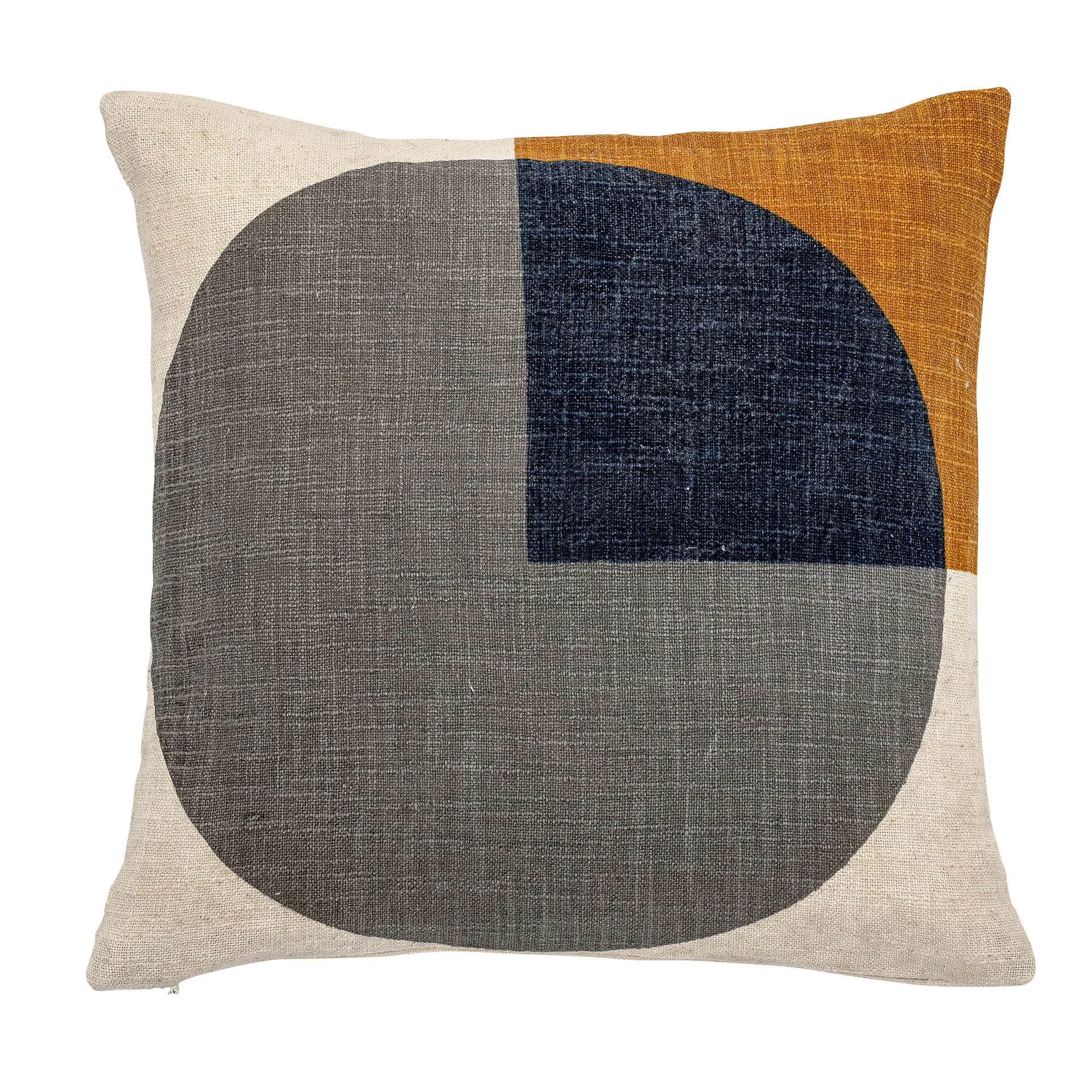 Bloomingville cushion circle-square 40x40 cm, multi Bloomingville