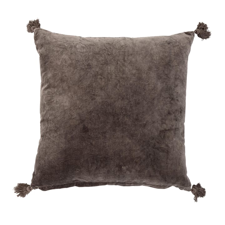 Bloomingville cushion with tassels - brown, 50x50 cm - Bloomingville