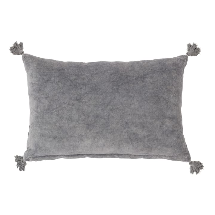 Bloomingville cushion with tassels - grey, 40x60 cm - Bloomingville