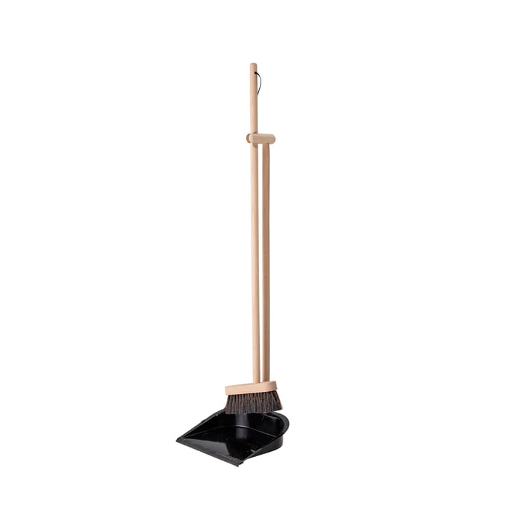 Bloomingville dustpan and brush - beech-black - Bloomingville