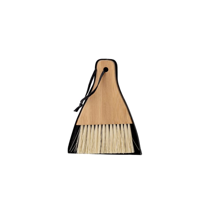 Bloomingville dustpan and brush in bamboo - bamboo-black - Bloomingville