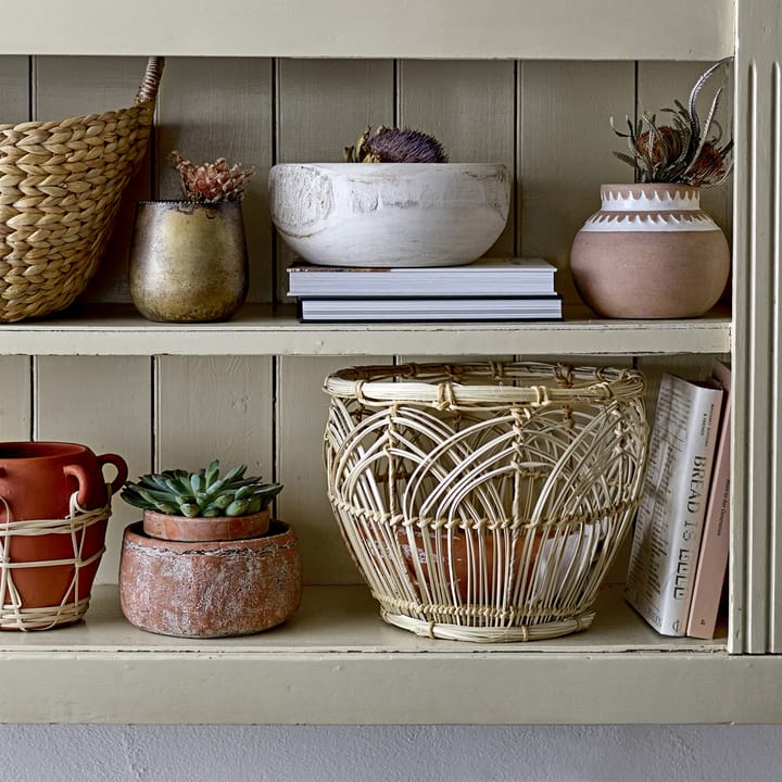 Bloomingville flower pot with handle Ø 23 cm, Terracotta Bloomingville
