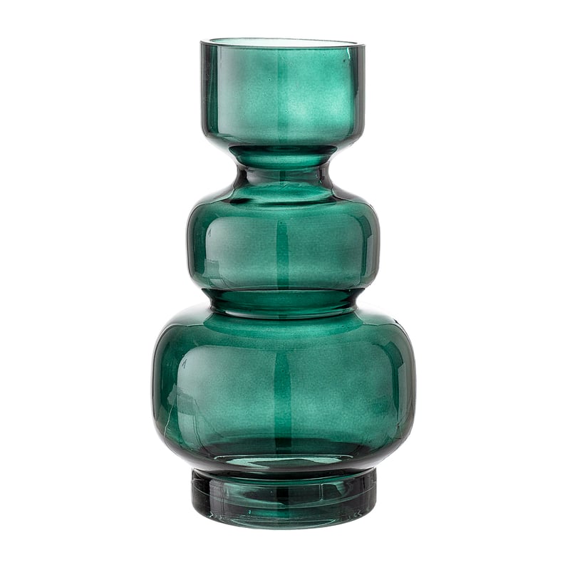 Bloomingville Bloomingville glass vase 25 cm green